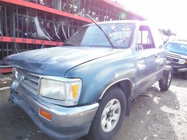 1996 Toyota T100 Green Extended Cab 3.4L AT 2WD #Z23167